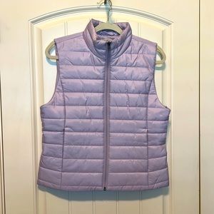 Lavender Puff Quilted Vest